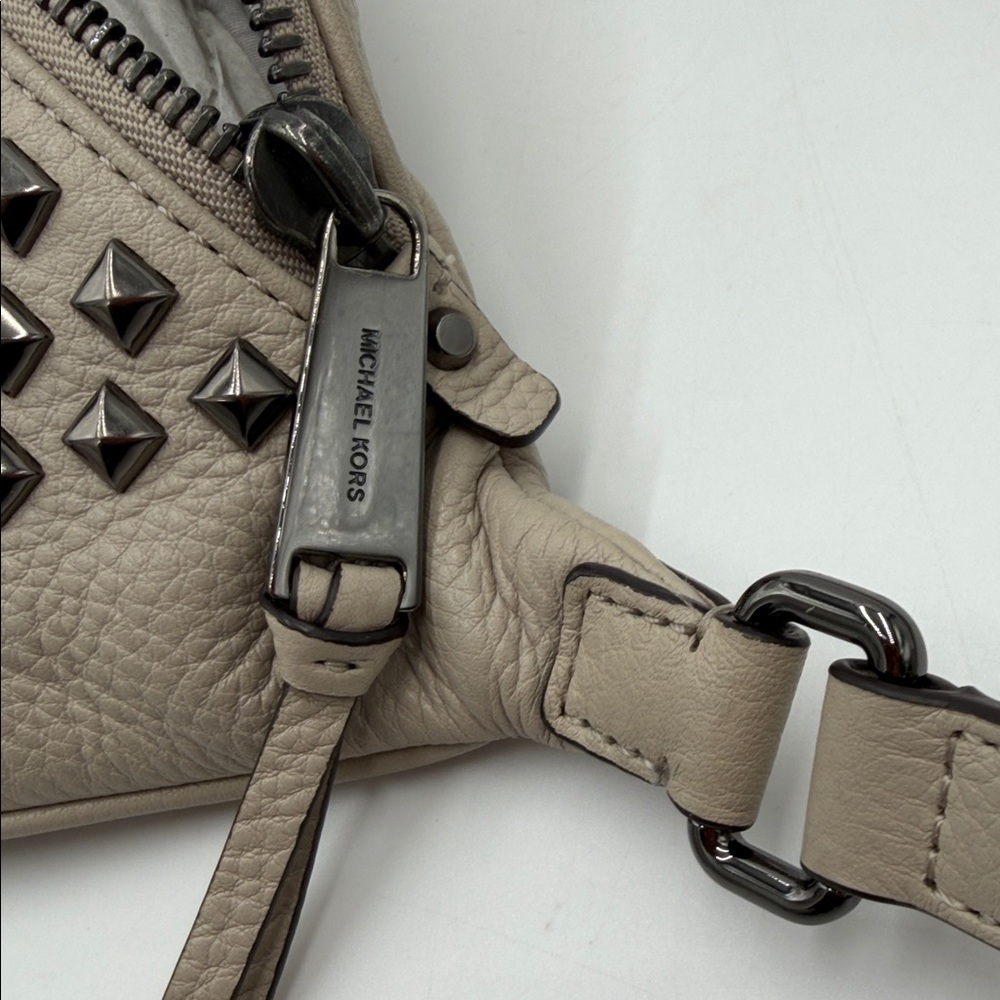 Michael Kors Rhea Zip Pyramid Stud Belt Bag - Picture 8 of 8
